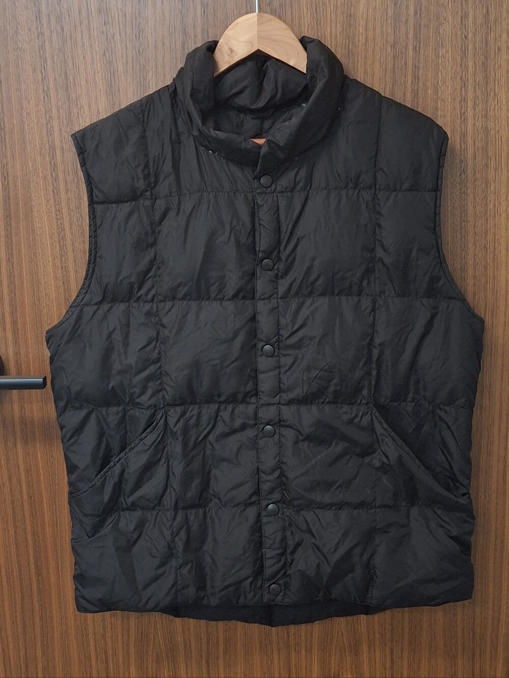 LANDS' END Snap Button Down Vest Sz M